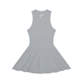 Women’s Ruched Sleeveless Full-Zip Dress