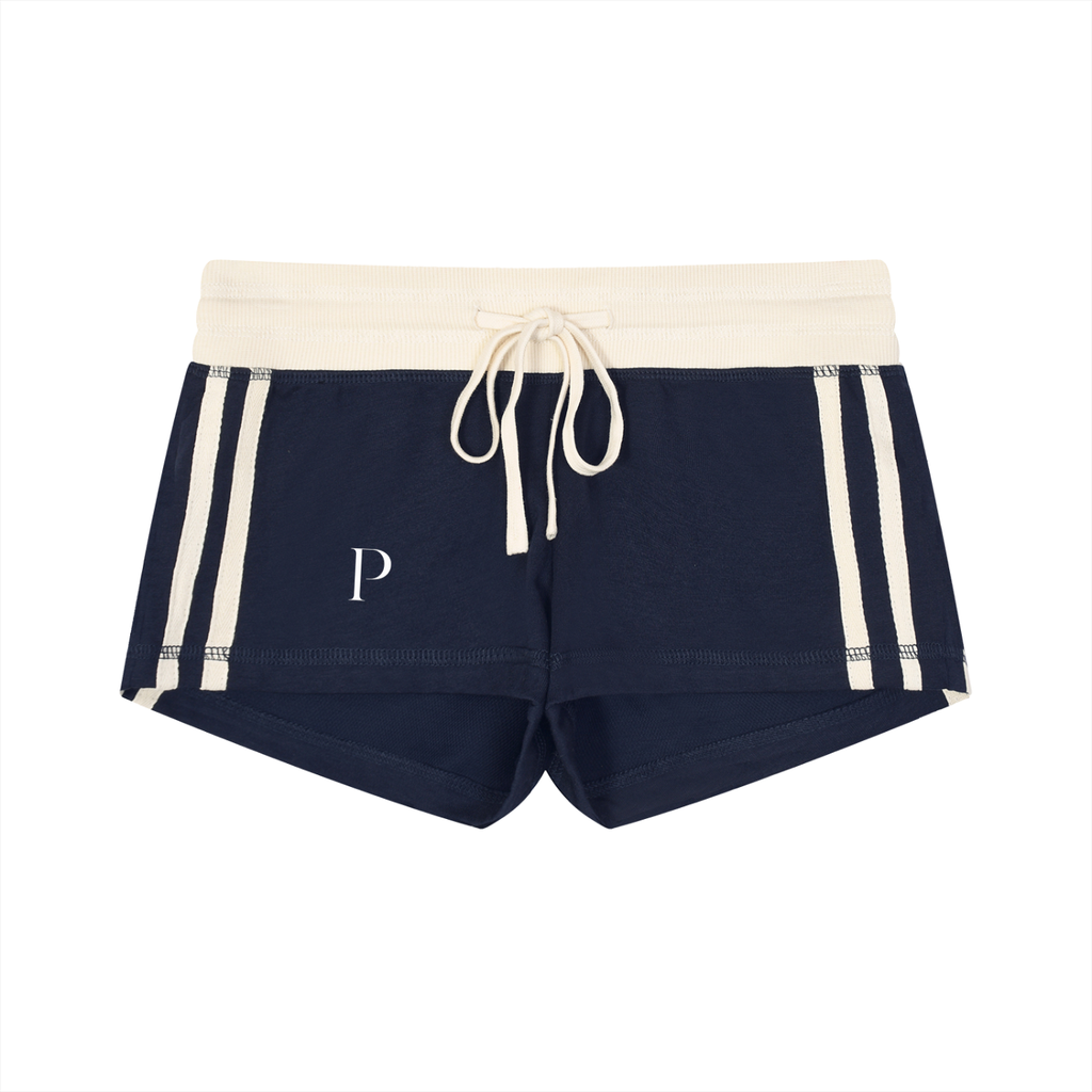 Women's Contrast Stripe Track Shorts