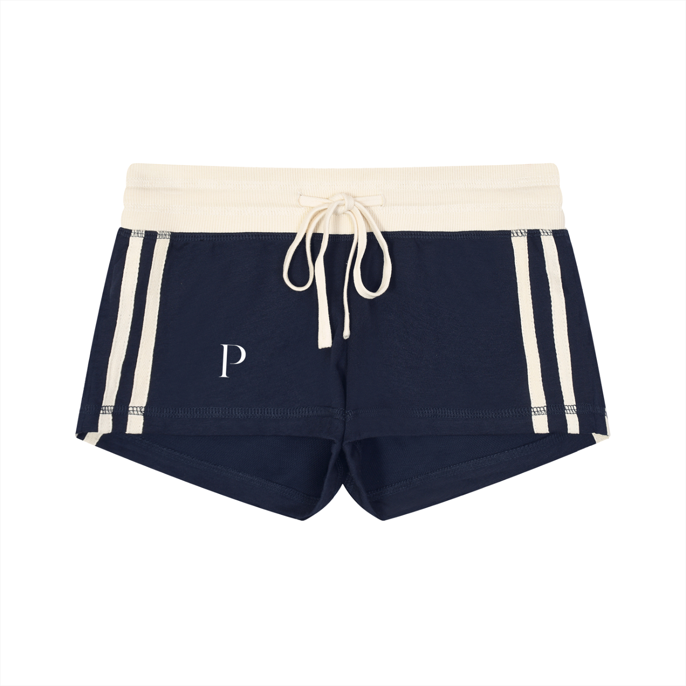 Women's Contrast Stripe Track Shorts